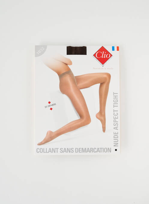 Collants marron CLIO pour femme