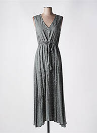 Robe longue sans manche sans manche gris ÉTYMOLOGIE femme