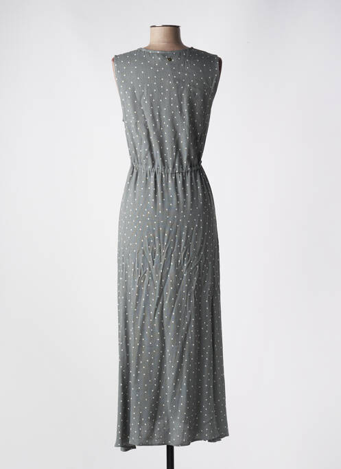 Robe longue sans manche sans manche gris ÉTYMOLOGIE femme