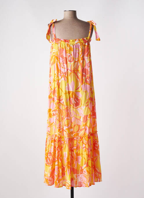 Robe longue orange L'ATELIER D'ANNA pour femme