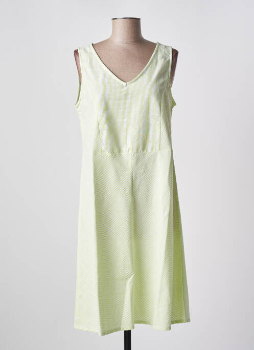 Robe mi-longue vert AGATHE & LOUISE pour femme