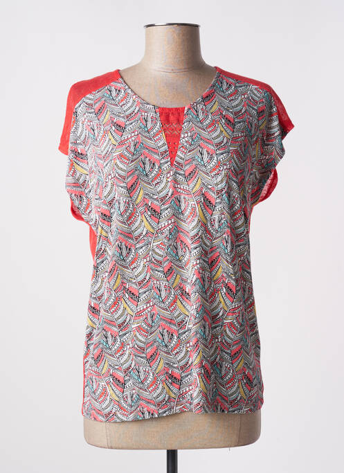 T-shirt rouge FELINO pour femme