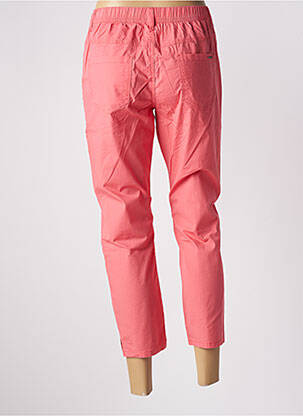 Pantacourt taille élastique rose S.QUISE femme