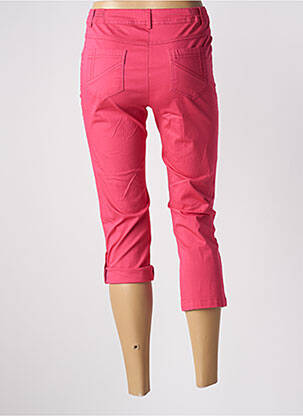 Pantacourt taille haute taille haute rose AGATHE & LOUISE femme