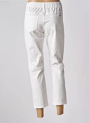 Pantacourt coupe droite blanc S.QUISE femme