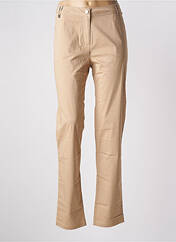 Pantalon droit beige AGATHE & LOUISE pour femme seconde vue