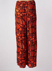 Pantalon droit orange AGATHE & LOUISE pour femme seconde vue