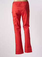 Pantalon droit orange AGATHE & LOUISE pour femme seconde vue