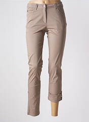 Pantalon slim beige AGATHE & LOUISE pour femme seconde vue