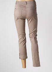 Pantalon slim beige AGATHE & LOUISE pour femme seconde vue