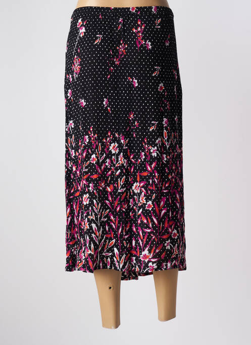 Jupe mi-longue noir AGATHE & LOUISE pour femme