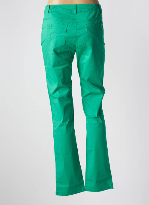 Pantalon droit vert AGATHE & LOUISE pour femme