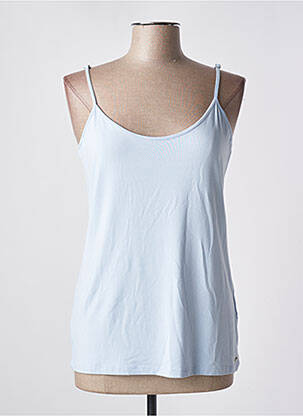 Top tissage jersey fines bretelles bleu MARC AUREL femme