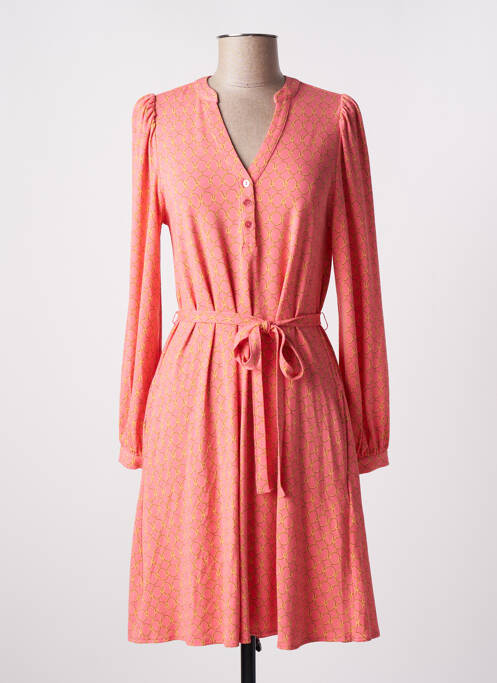 Robe mi-longue rose ESQUALO pour femme