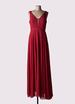 Robe longue sans manche sans manche rouge LAUTINEL PARIS femme