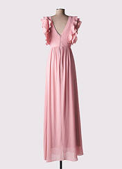 Robe longue rose EVA & LOLA pour femme seconde vue