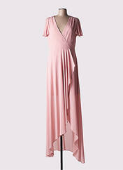 Robe longue rose QUEEN SIZE pour femme seconde vue
