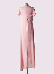 Robe longue rose QUEEN SIZE pour femme seconde vue