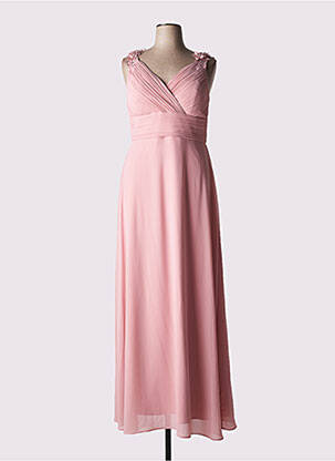 Robe longue rose QUEEN SIZE pour femme