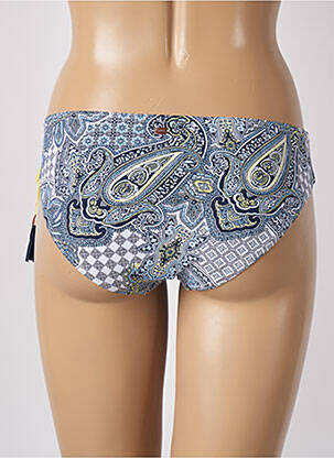 Bas de maillot de bain effet matière satinée culotte bleu ESPRIT femme