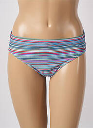 Bas de maillot de bain imprimé rayures culotte bleu ESPRIT femme