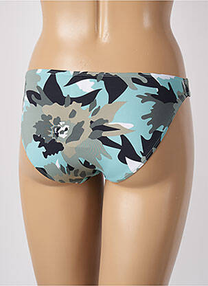 Bas de maillot de bain effet matière satinée culotte vert ESPRIT femme