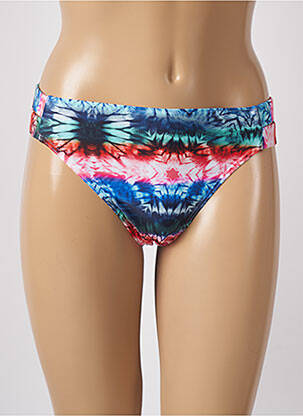 Bas de maillot de bain effet matière satinée culotte bleu ESPRIT femme