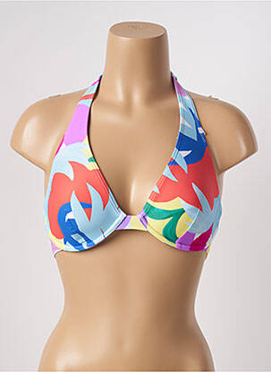 Haut de maillot de bain stretch haut soutien-gorge emboitant bleu ESPRIT femme