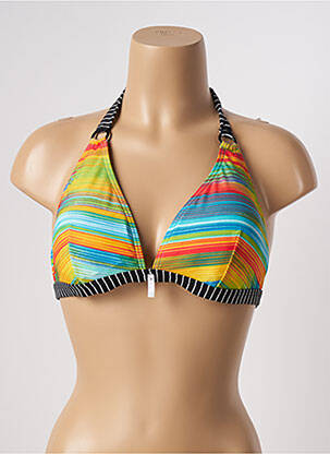 Haut de maillot de bain stretch haut soutien-gorge avec mousse de rembourrage amovible vert ESPRIT femme