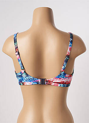 Haut de maillot de bain stretch haut soutien-gorge emboitant bleu ESPRIT femme