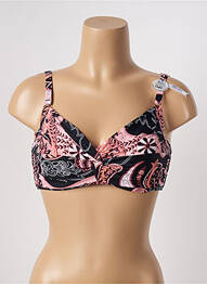 Haut de maillot de bain stretch haut soutien-gorge emboitant noir ESPRIT femme