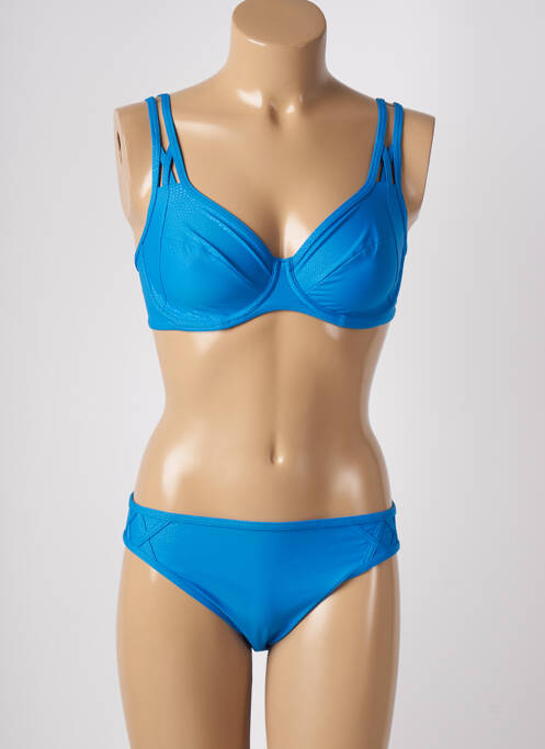 Maillot de bain 2 pièces bleu PRIMA DONNA pour femme