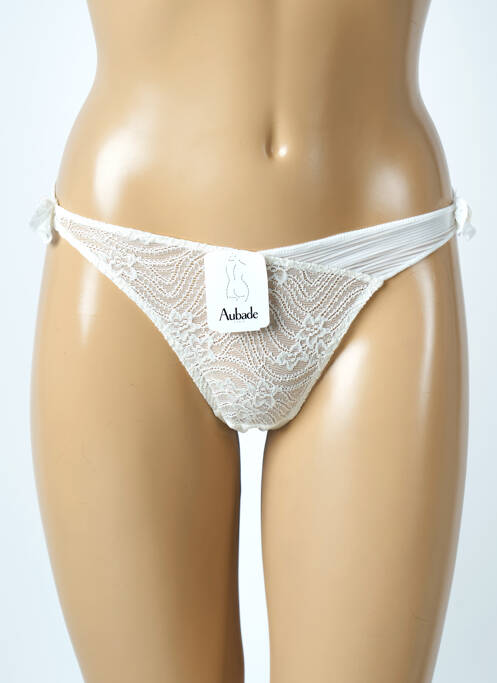 String beige AUBADE pour femme