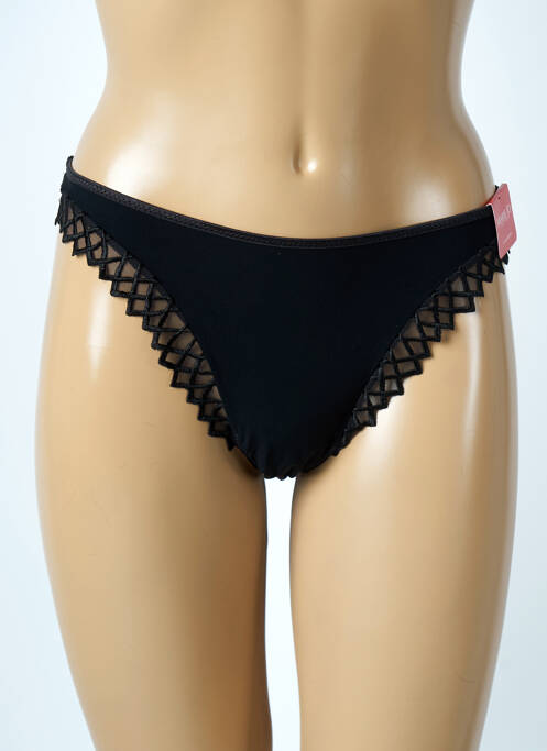 Tanga noir MARIE JO pour femme