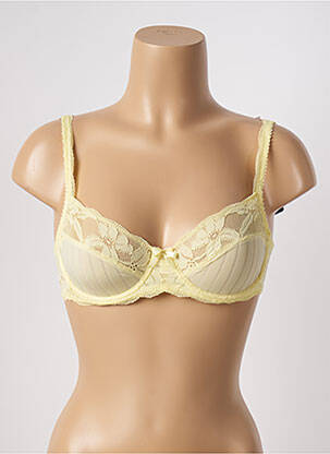 Soutien-gorge effet matière satinée haut soutien-gorge emboitant jaune MARIE JO femme