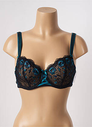 Soutien-gorge effet matière satinée haut soutien-gorge emboitant noir AUBADE femme