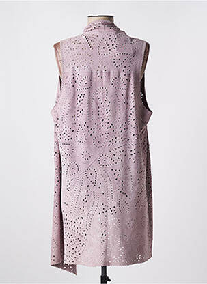 Gilet sans manche sans manche violet TREASURES DESIGN femme