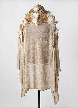 Gilet sans manche sans manche beige CUTULI CULT femme
