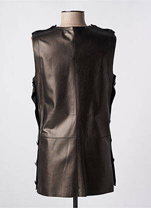 Top sans manche sans manche marron BENEDETTA NOVI femme