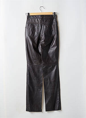 Pantalon slim taille normale taille normale marron LA CANADIENNE femme