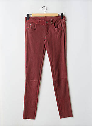 Pantalon slim taille normale taille normale rouge DÉJÀ VU femme