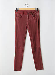 Pantalon slim taille normale taille normale rouge DÉJÀ VU femme