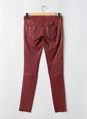Pantalon slim taille normale taille normale rouge DÉJÀ VU femme
