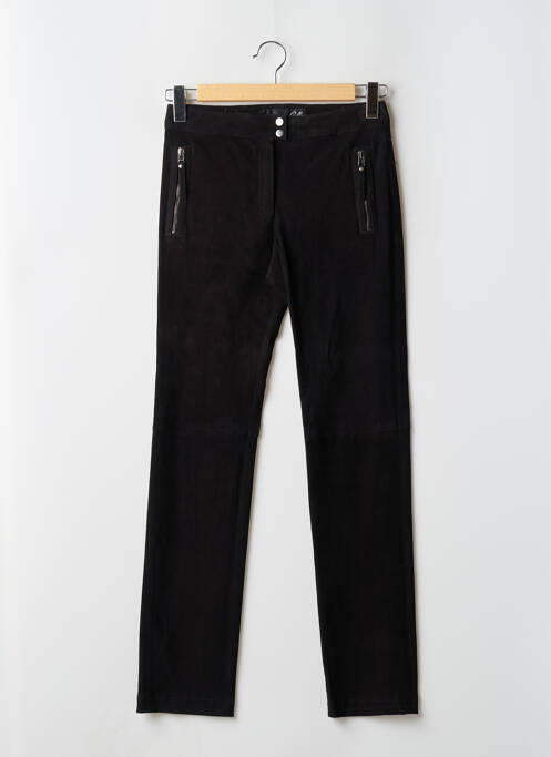 Pantalon slim stretch taille normale noir CANADIENNE GRIFFES femme