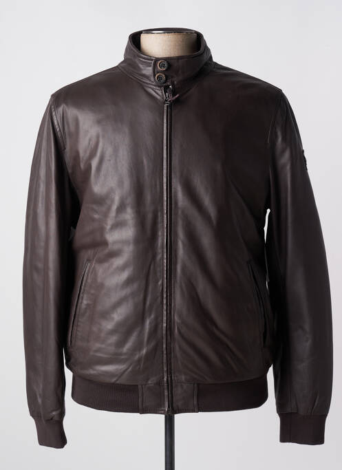 Blouson marron MILESTONE pour homme