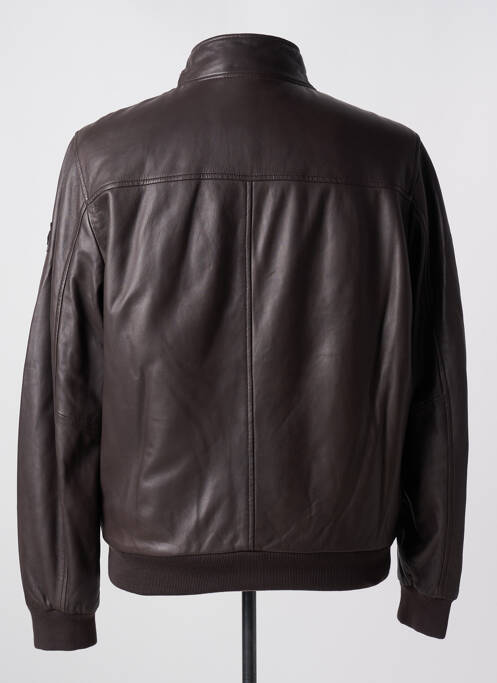Blouson marron MILESTONE pour homme