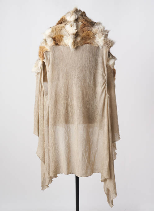 Gilet sans manche beige CUTULI CULT pour femme