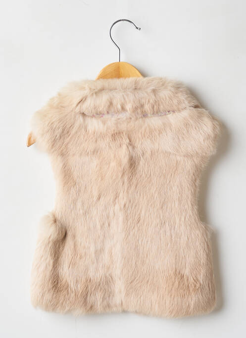Gilet sans manche beige PETIT NORD pour fille