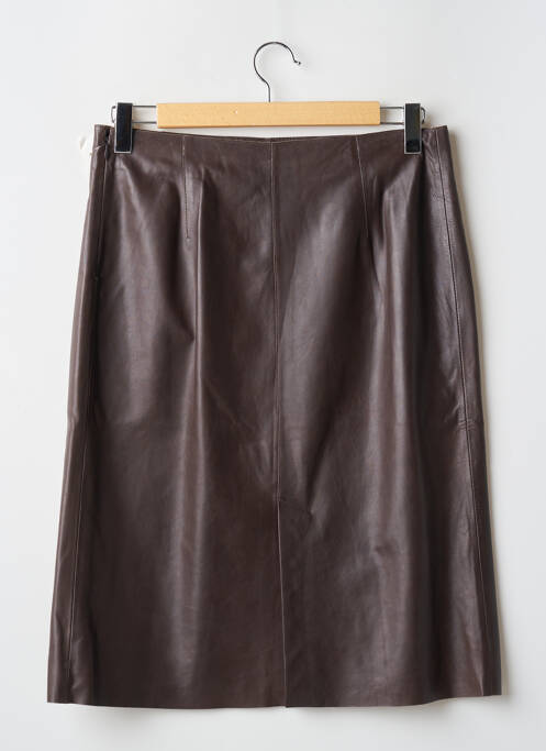 Jupe mi-longue marron VESPUCCI pour femme