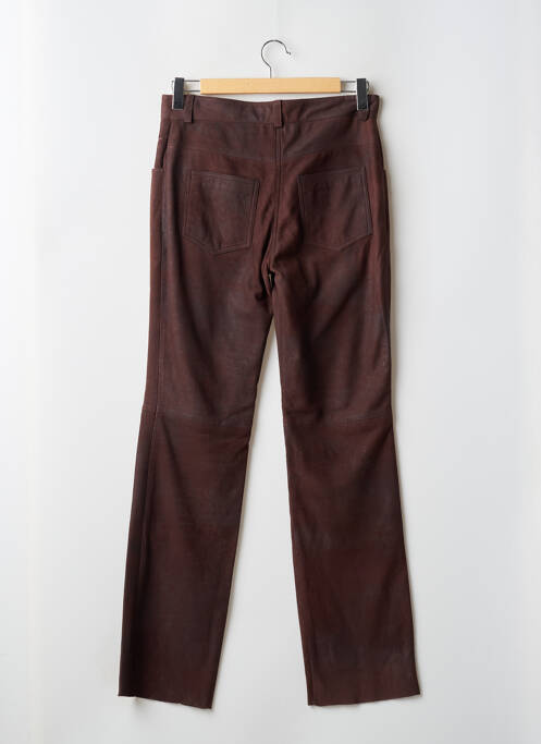 Pantalon droit marron MADDOX pour femme